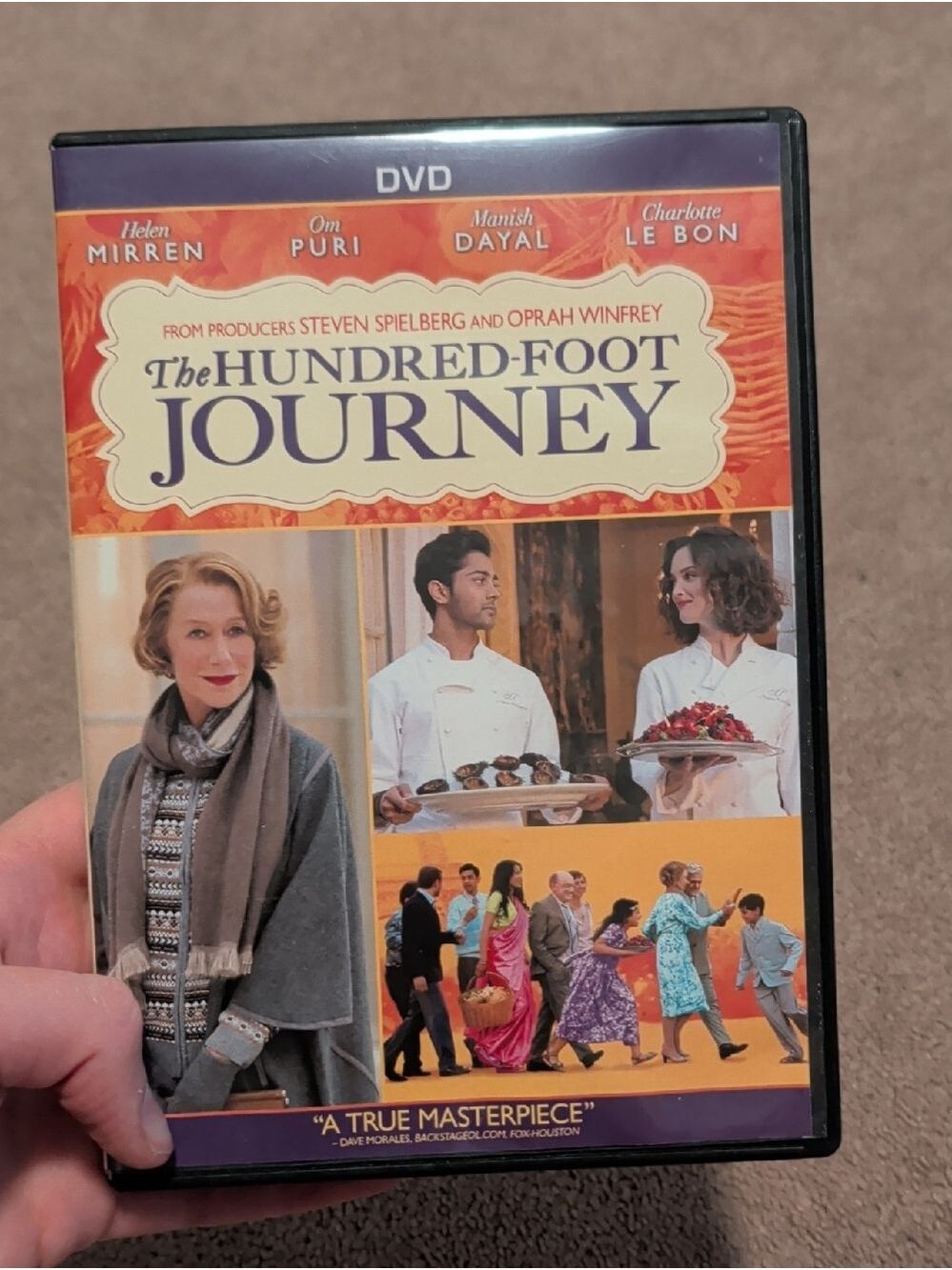 💜 5/$20‎ The Hundred-Foot Journey DVD - Orange, Purple, Cream
